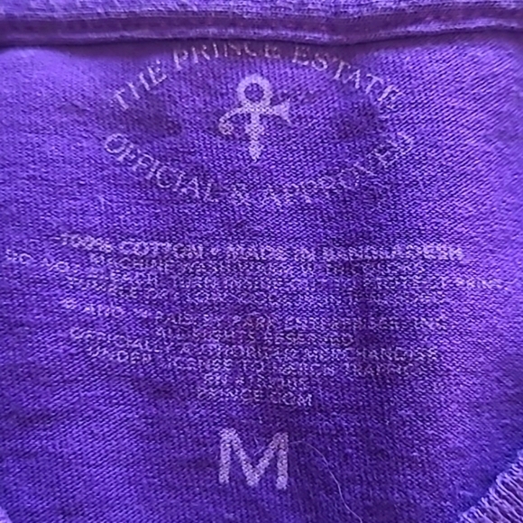 Vintage Y2K Official Prince Purple Rain Violet Tee Tshirt Unisex Size Medium - Picture 15 of 15